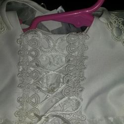 Christening/ baptism gown with cape size 0