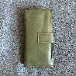 Green Leather Wallet