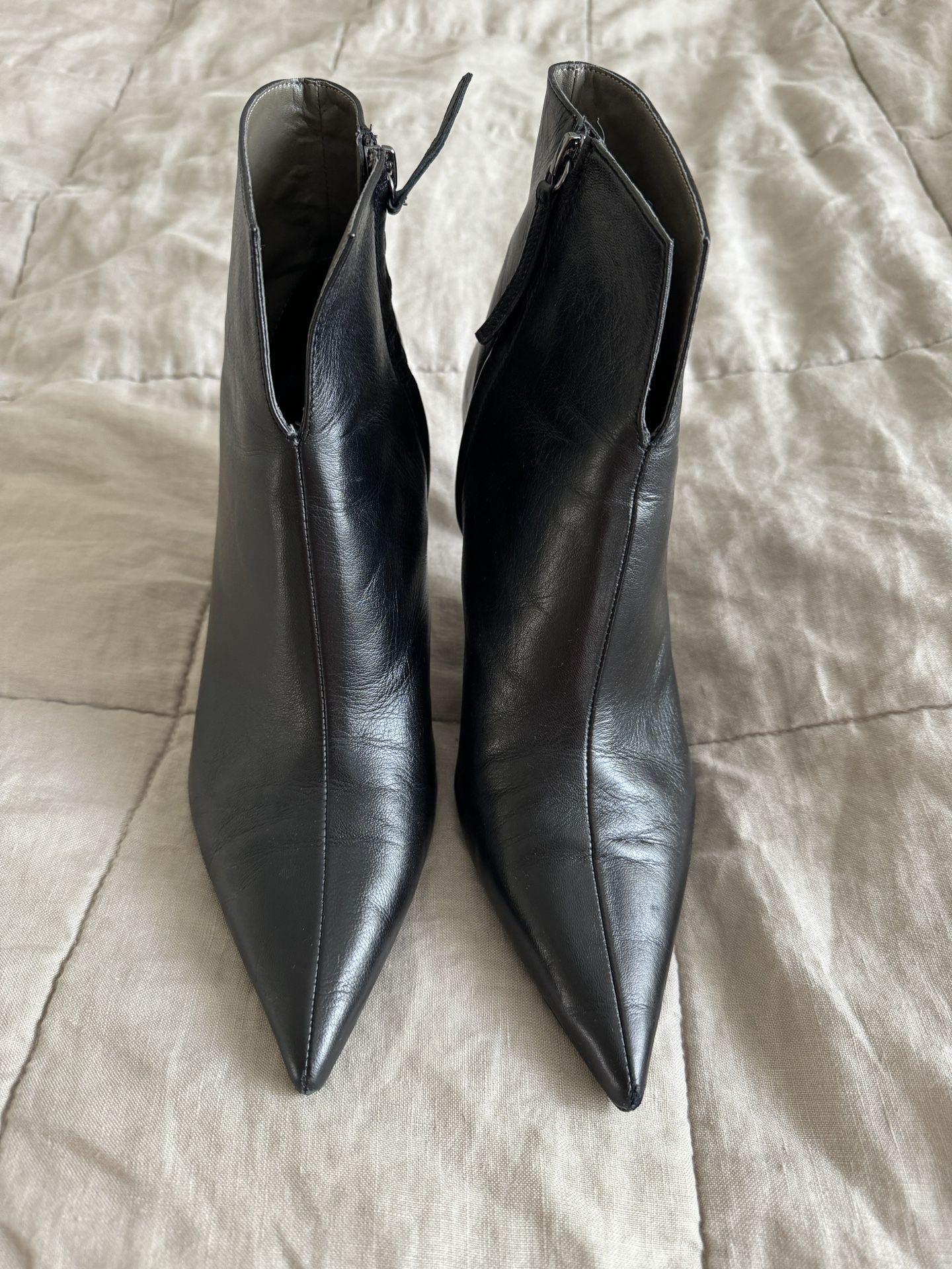 Zara Leather Comfortable Boots