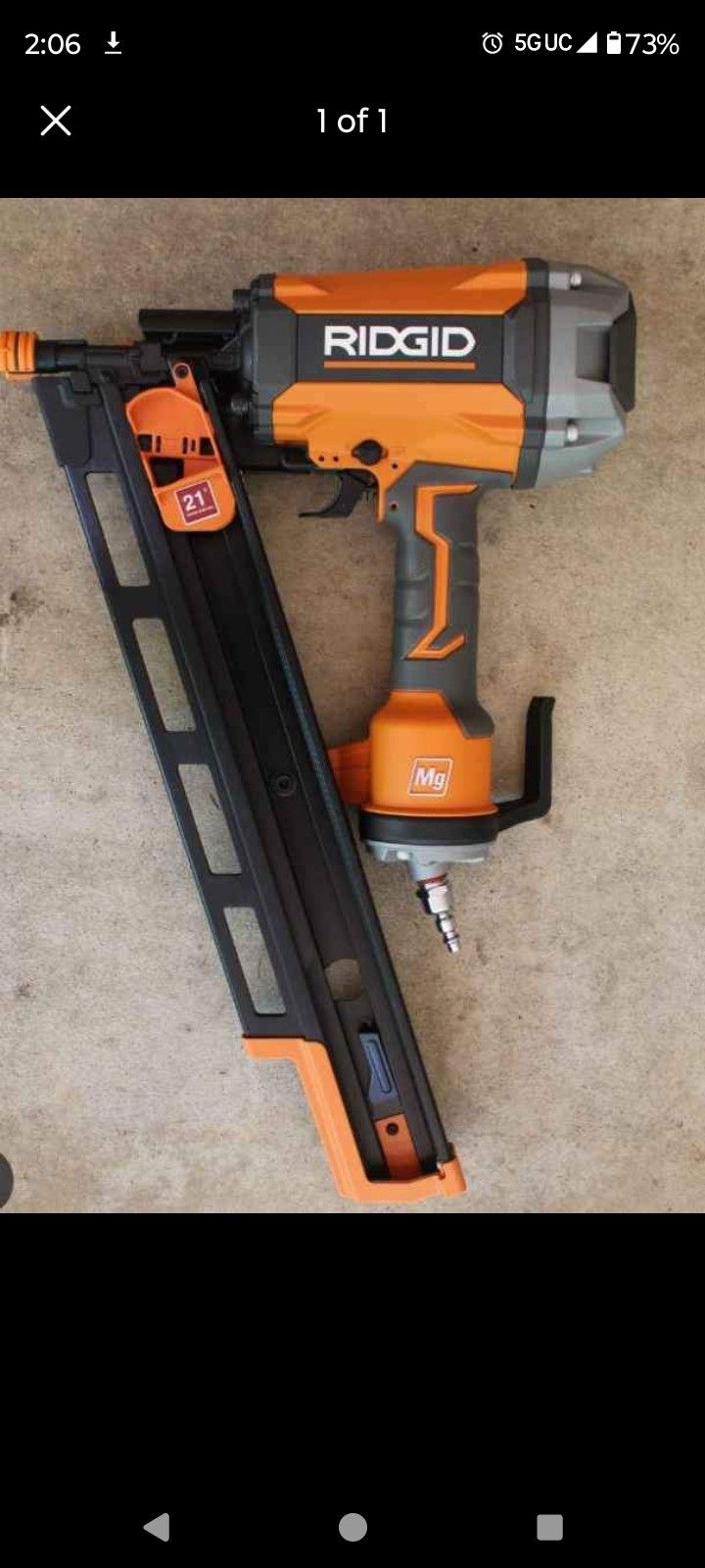 Rigid Framing Nailer 21° Angle Nailer