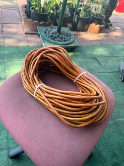 100' orange extension cord