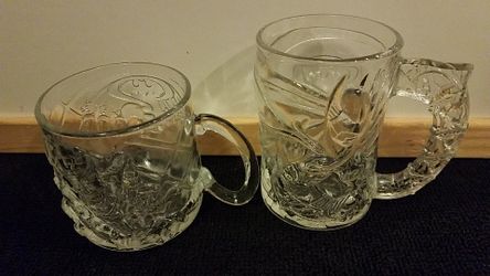 Batman forever mcdonalds glass cups 1995