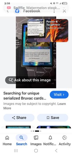 MTG cards Bruvac the grandiloquent,authentic real card ,serialized...