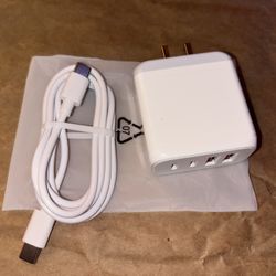 40w USB-C Wall Charger, 4 Port 