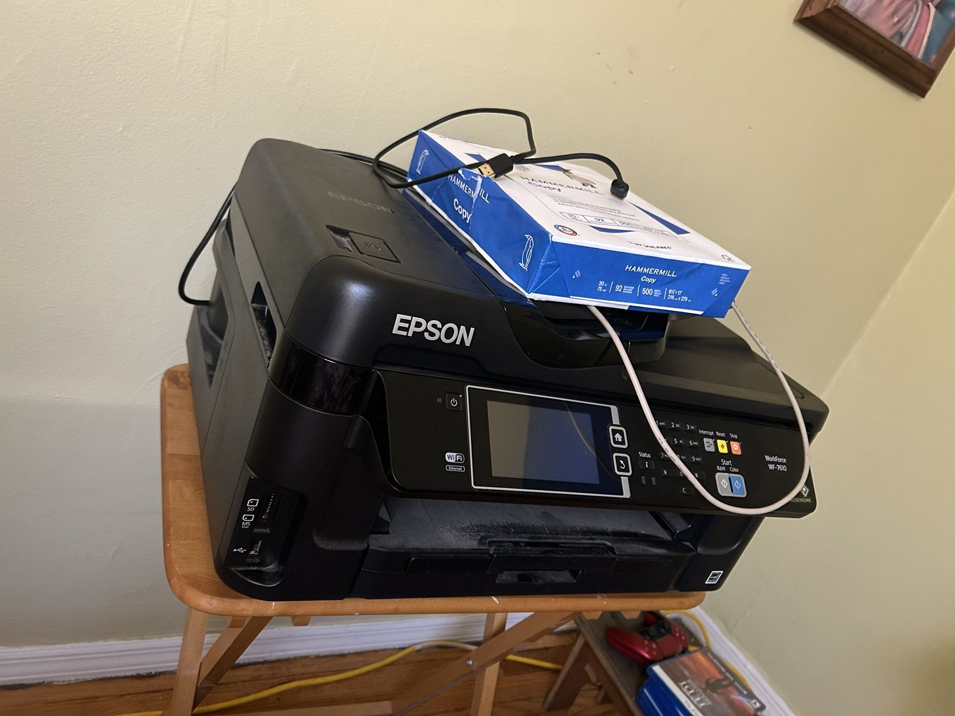 Printer And Scanner! And A Ream Of Paper That I Don’t Need 