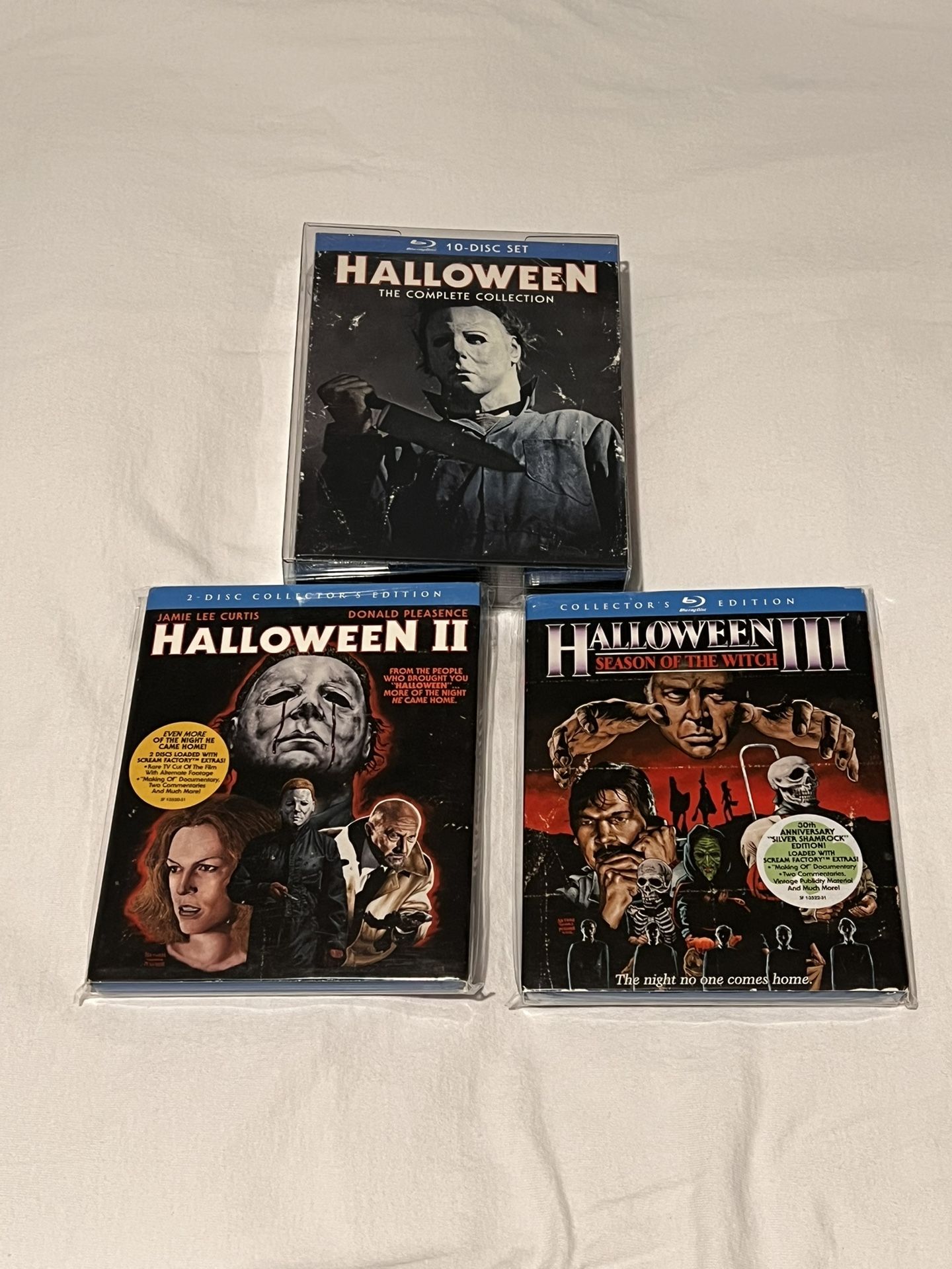 Halloween 10 Disc box & Halloween 2&3 Blu Ray