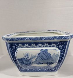 Asian pottery planter vintage-Yongzheng Nian Zhi