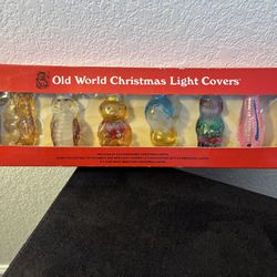 Vintage Old World Christmas Light Covers