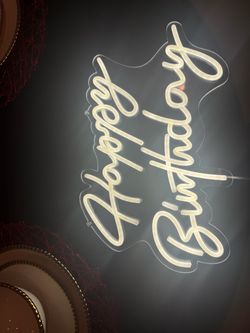 Happy Birthday” LED Neon Sign ✨