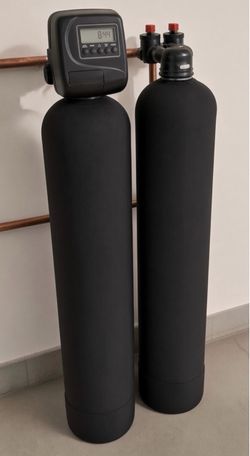 Custom Brand New Dual Tank Salt Free Conditioner with Alkaline RO Under Sink Filter