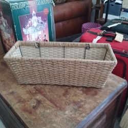 Wicker Bike Basket