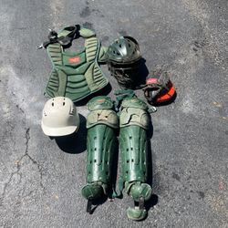 Rawlings Catchers Gear Set With Helmet And Glove 