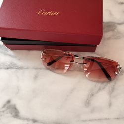 Red Cartier Glasses