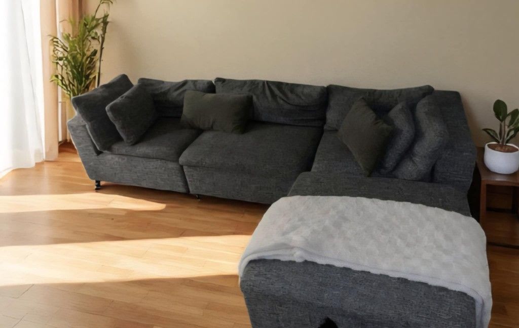 Modular Sectional Couch Sofa With Ottoman