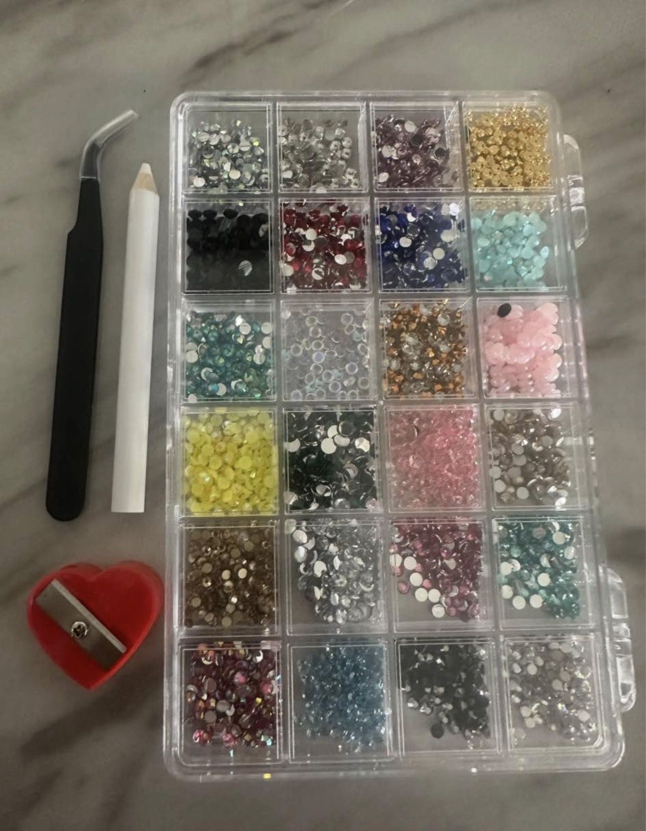 Multi Colored Rhinestones For Nail Art