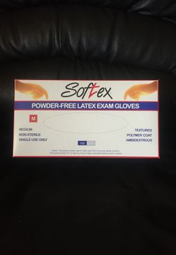 Brand New Latex Gloves 100 Gloves size Medium
