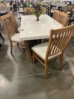 Seven piece dining room set