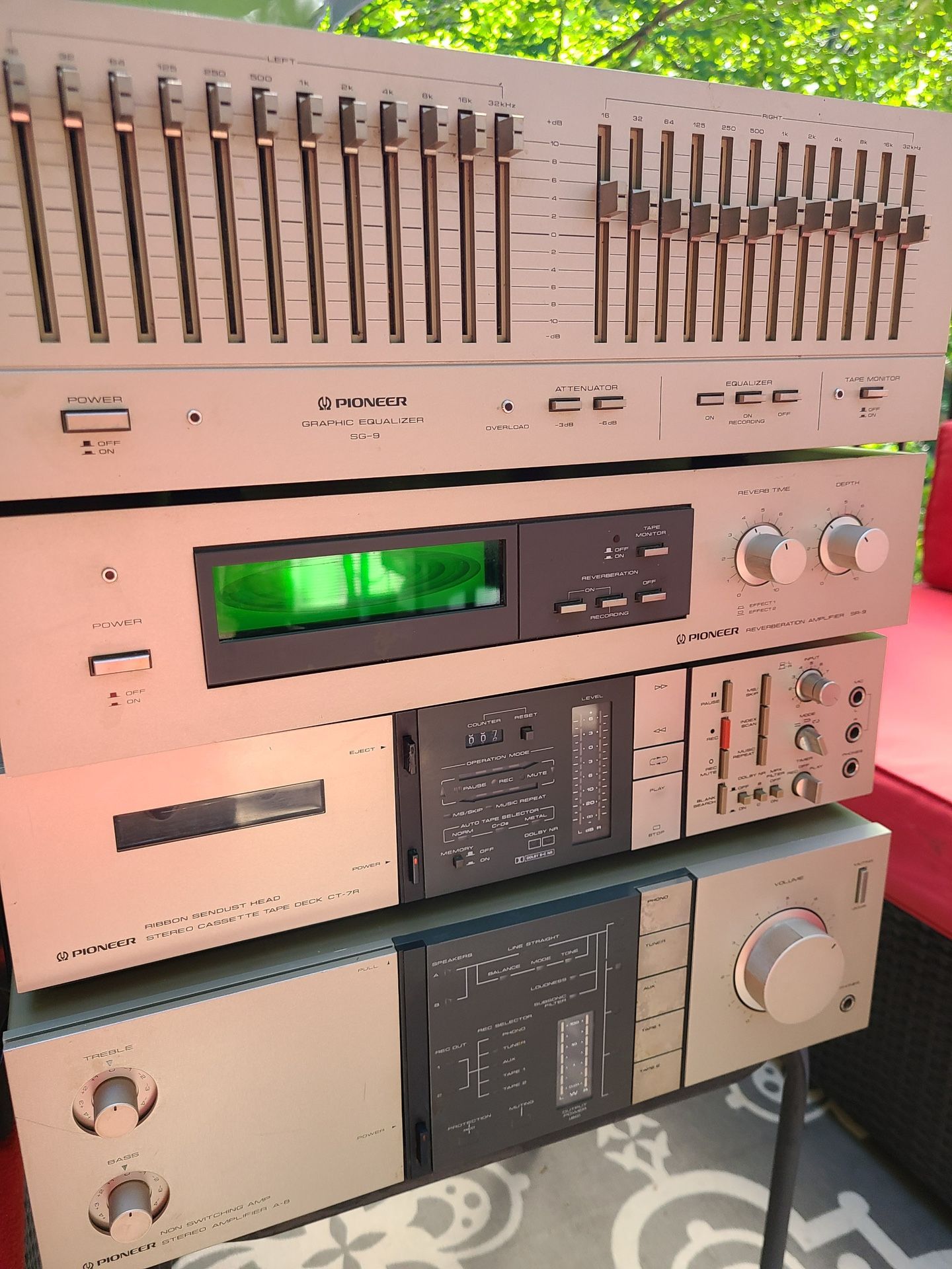 1980’s  Pioneer Stereo System 