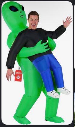 Adult Alien Pick Me Up Inflatable Costume