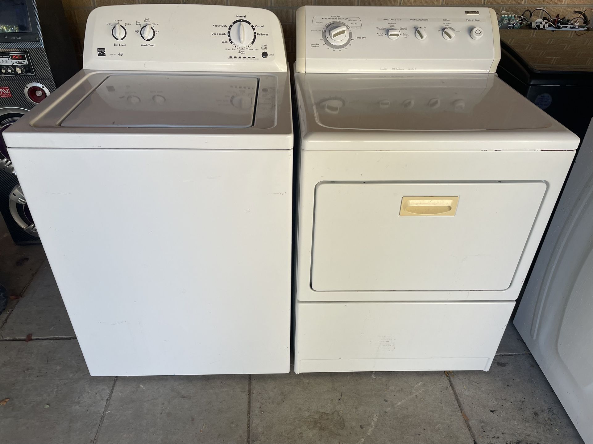 Kenmore Washer And Electric Dryer Set (Free Delivery Installation Warranty)