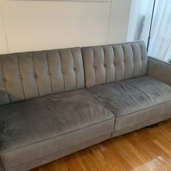 Velvet Sofa Bed Couch