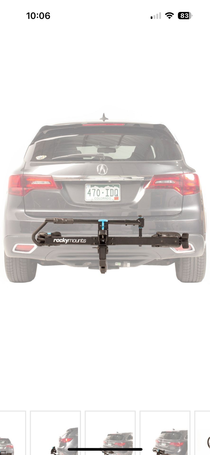 RockyMounts MonoRail Solo 1 Bike Rack