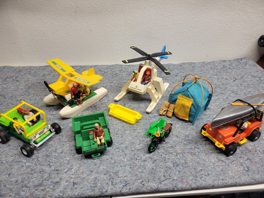1970's Fisher-Price Adventure People Toys