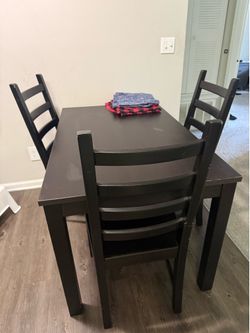 IKEA table with chairs
