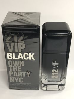 CAROLINA HERRERA 212 VIP BLACK PERFUME FOR MEN ORIGINAL AND BRAND NEW IN THE BOX.
