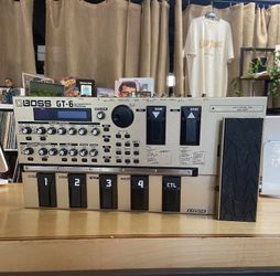 BOSS GT-6 With Power supply And Manual