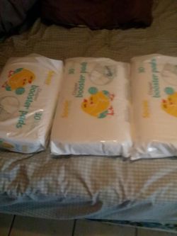 Diaper booster pads