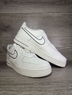 Size 14 Nike Air Force 1 Low Sneakers - Sail / Cool Grey IB7677-101 New With Box