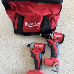 Milwaukee Drill & Impact Gun