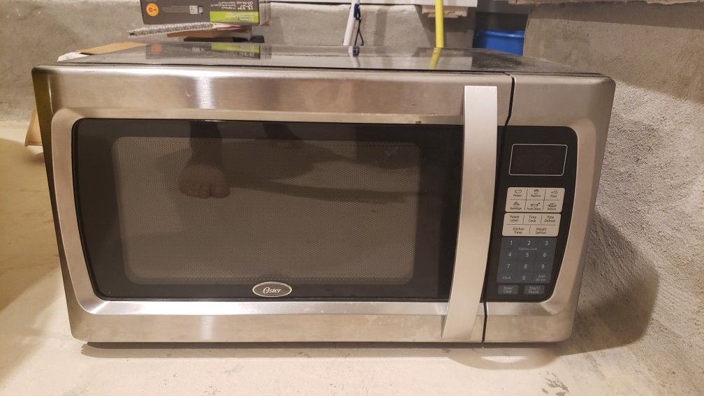 Oyster Stainless Steel Microwave