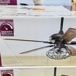 HOME DECORATORS COLLECTION ELLARD 52IN CEILING FAN