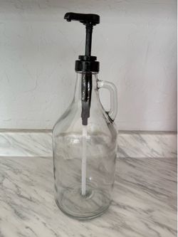 Glass bottle for laundry detergent