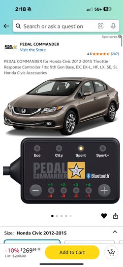 Pedal Commander For Honda Civic