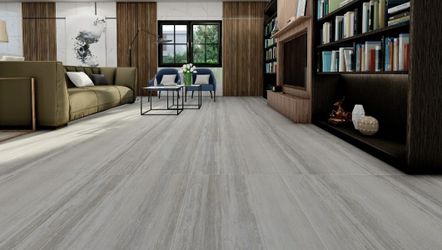 🎯  12, 272  SqFt  AVAILABLE  GREY  POLISHED SPECIAL PRICE 🎯 24x48 Matt  Veins  Gray And Beige Rectified Porcelain Tile