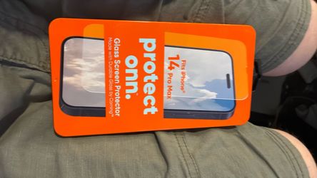 onn. Glass Screen Protector for iPhone 14 Pro Max