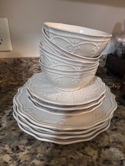 Pioneer Woman Farmhouse Lace Dishes