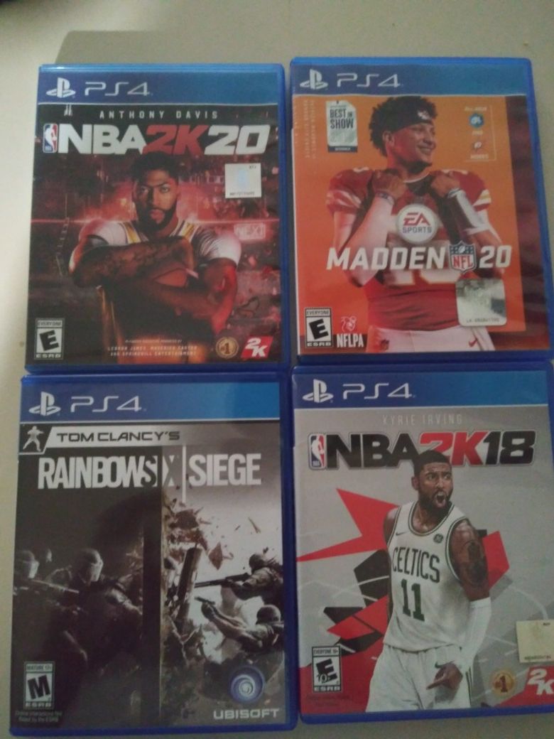 Ps4 games for sale cheap...30$ for all 4