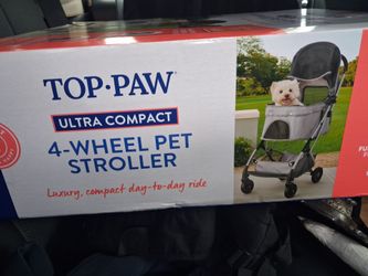 Top Paw Ultra Compact 4-Wheel Pet Stroller