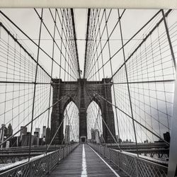 Brooklyn Bridge On Canvas 