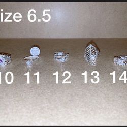Silver Ring Size 6.5