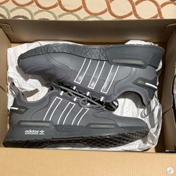 New Gray Adidas NMD Boost v3 Men’s sneakers Size 12