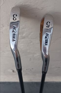 RARE Honma Twin Marks TM-503 Cavity Back 3 & 5 Iron Set 5-Star Twin Kick Doric Regular Flex