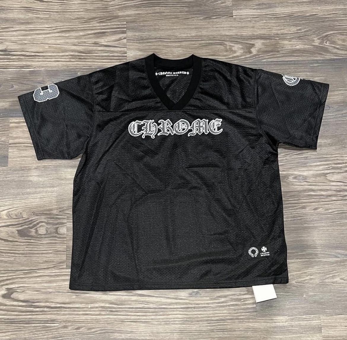 Black Chrome Heart Jersey