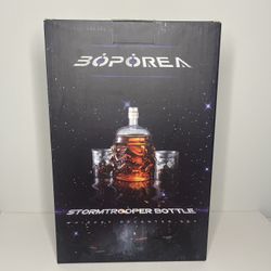 Stormtrooper Whiskey Decanter Set (New, Sealed) – Includes 2 Glasses