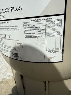 Pentair Pool filter and pump