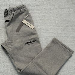 Fear of God Essentials Dark Oatmeal Sweatpants Grey Size M